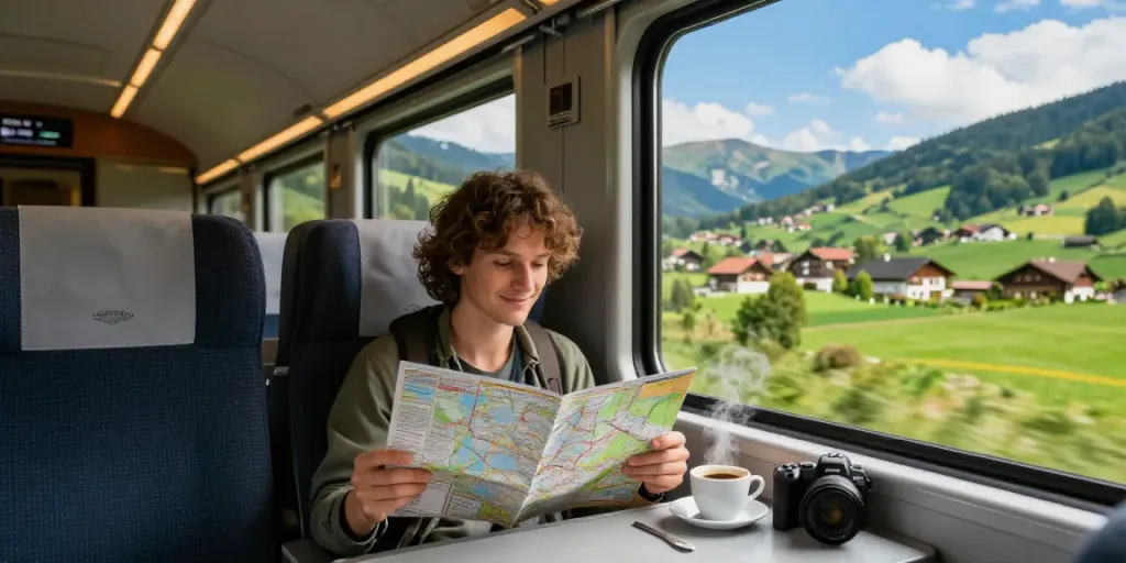 Zugtickets in Europa für wunderschöne Zugreisen durch malerische Landschaften.