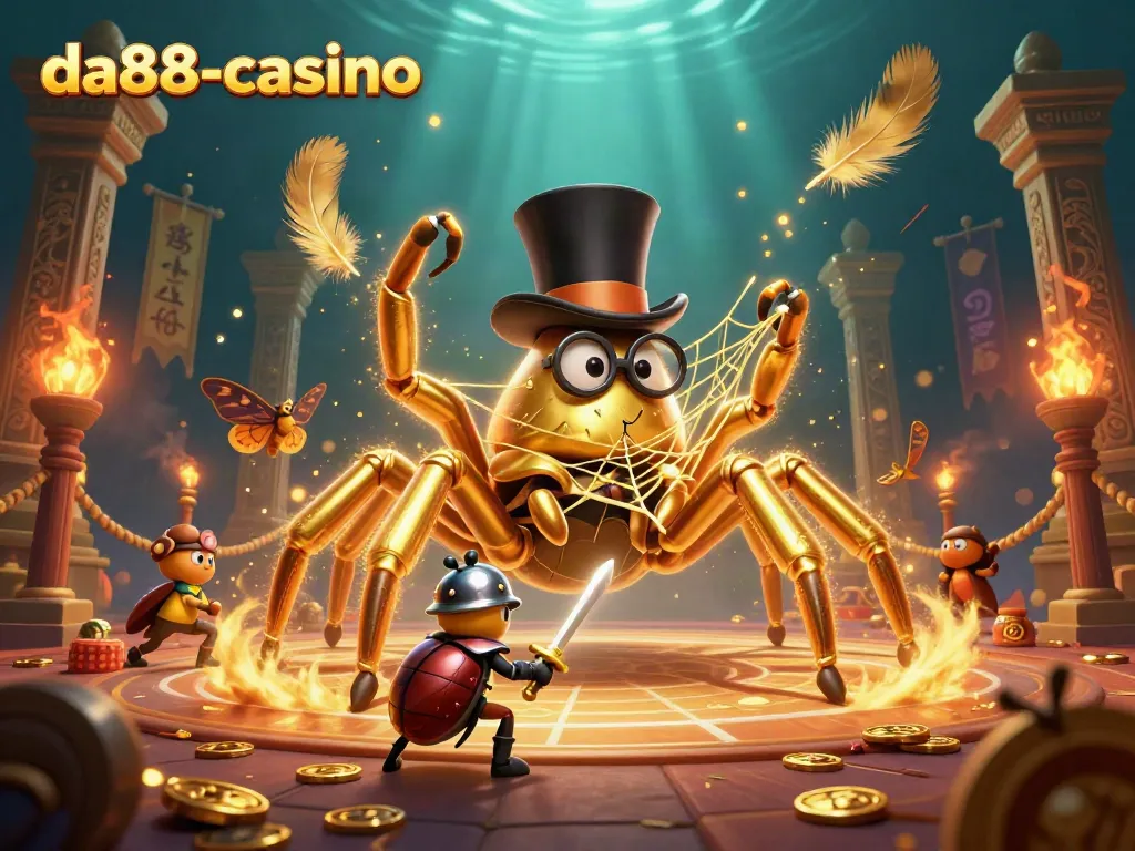 Engage in thrilling gameplay at da88-casino where adventures unfold amidst vibrant casino elements.