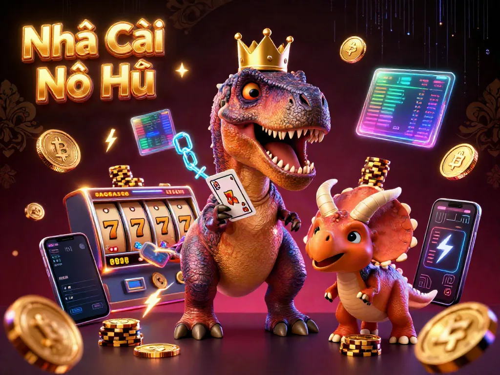 Spin Jackpots and engage in win strategies with Nhà Cái Nổ Hũ gaming characters.